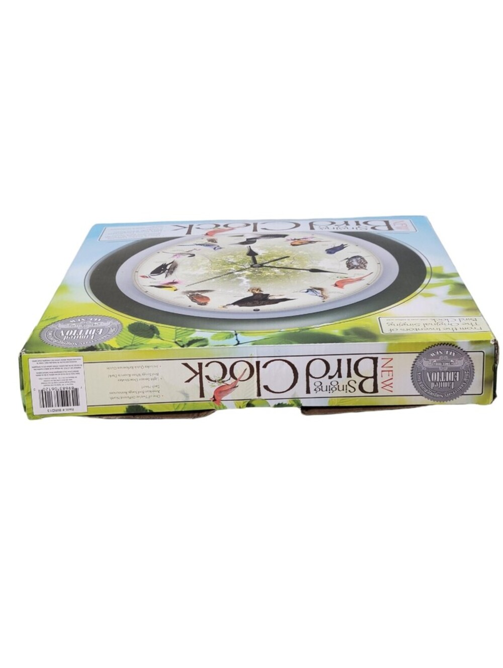 13 Inch Bird Song Wall Clock - Limited 20th Anniversary Model, Auto Dimmable - Picture 7 of 11